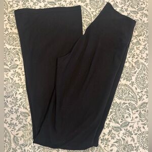 aerie Offline Black High-Rise Flare Leggings